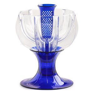 crystalline blue wine aerator