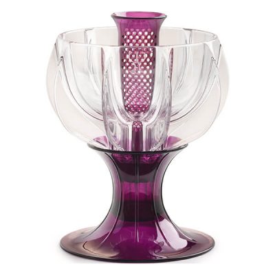 crystalline purple wine aerator